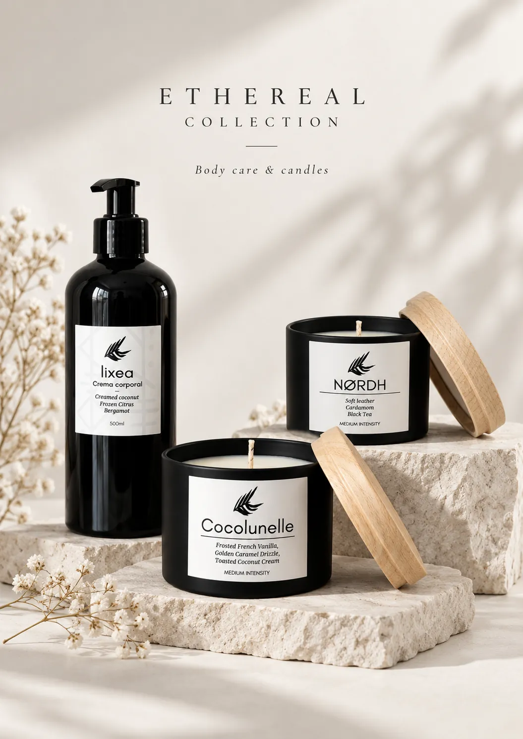 Colección de productos ETHEREAL